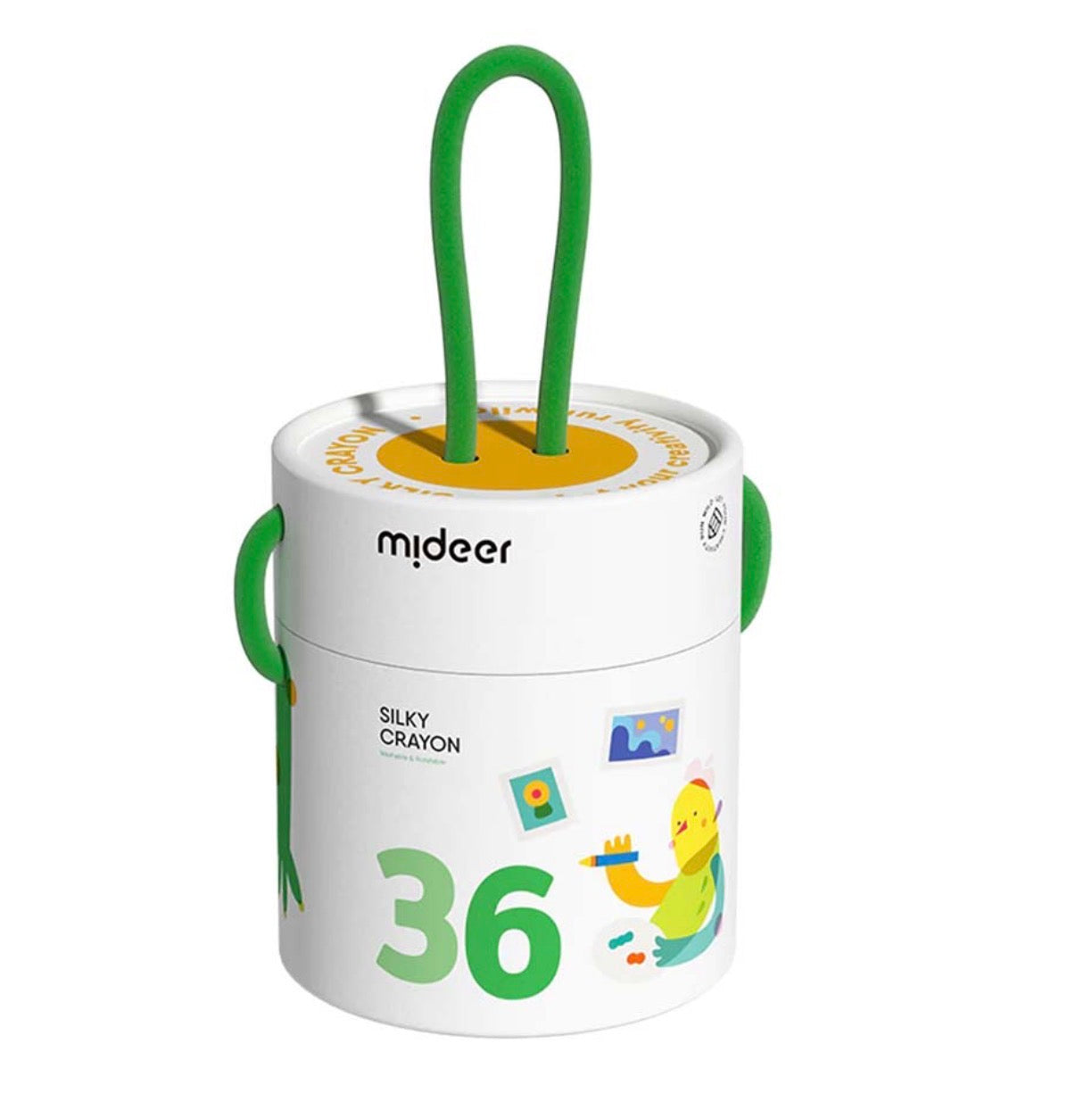 Mideer Silky Crayons Colourful Bucket
