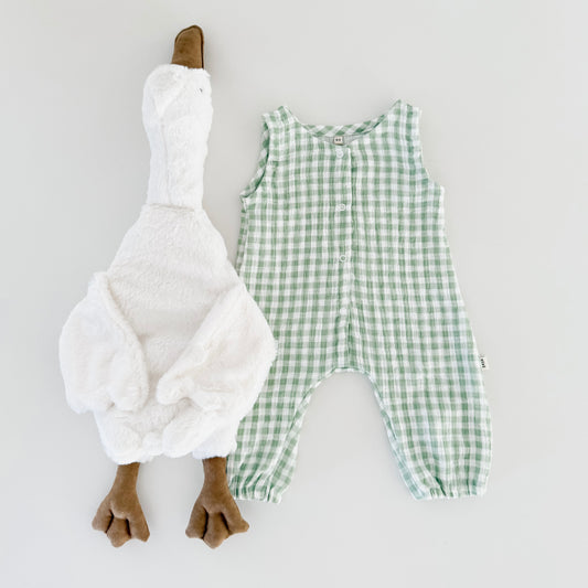 Gingham Romper