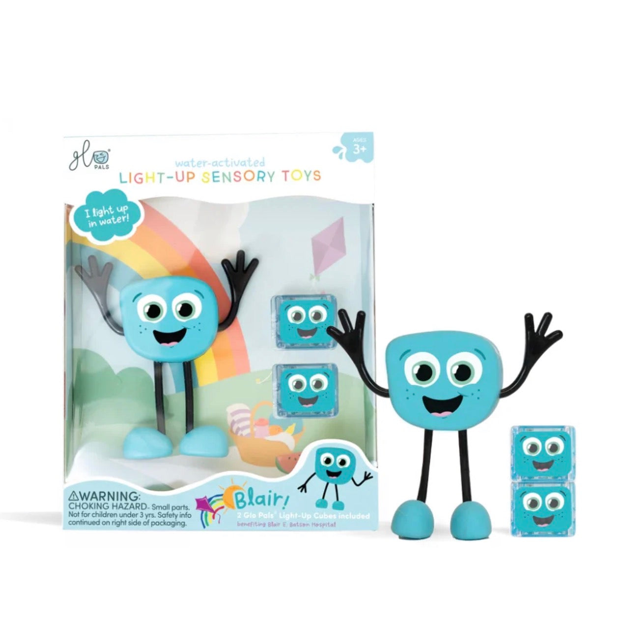 Glo Pals - Water Activated Light-Up Sensory Toys - Blair