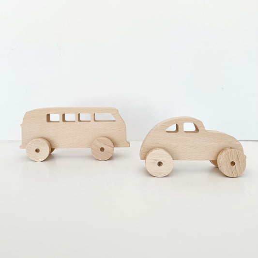 Wood Toy Set - Cars