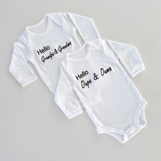 Grandparents Reveal Babygrow