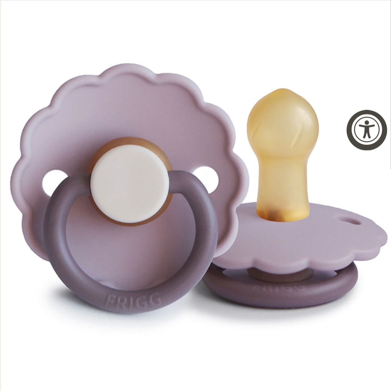 FRIGG Scallop Pacifiers (Latex)