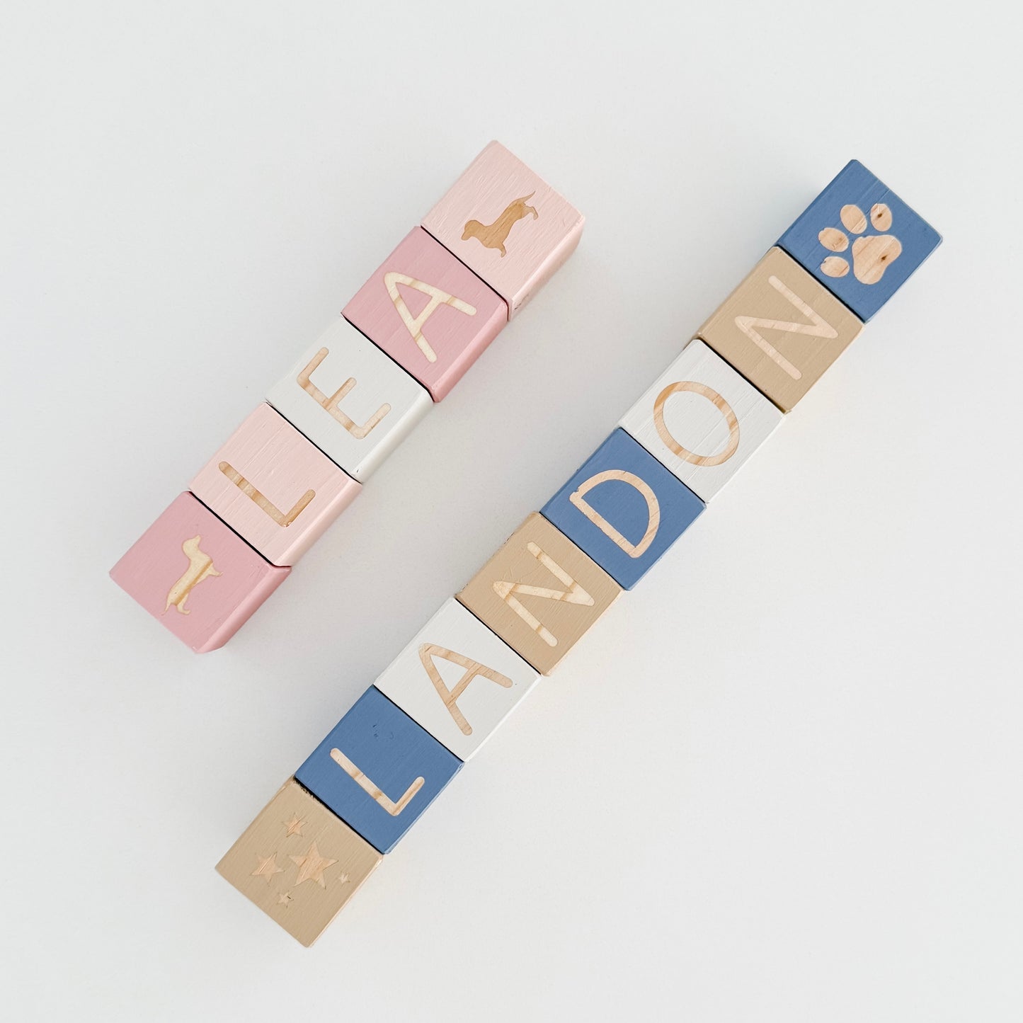 Bébé Wood Name Blocks