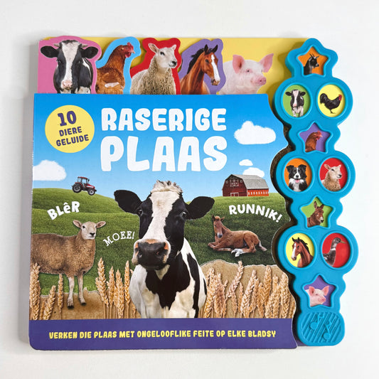 Raserige Plaas: 10 Diere Geluide