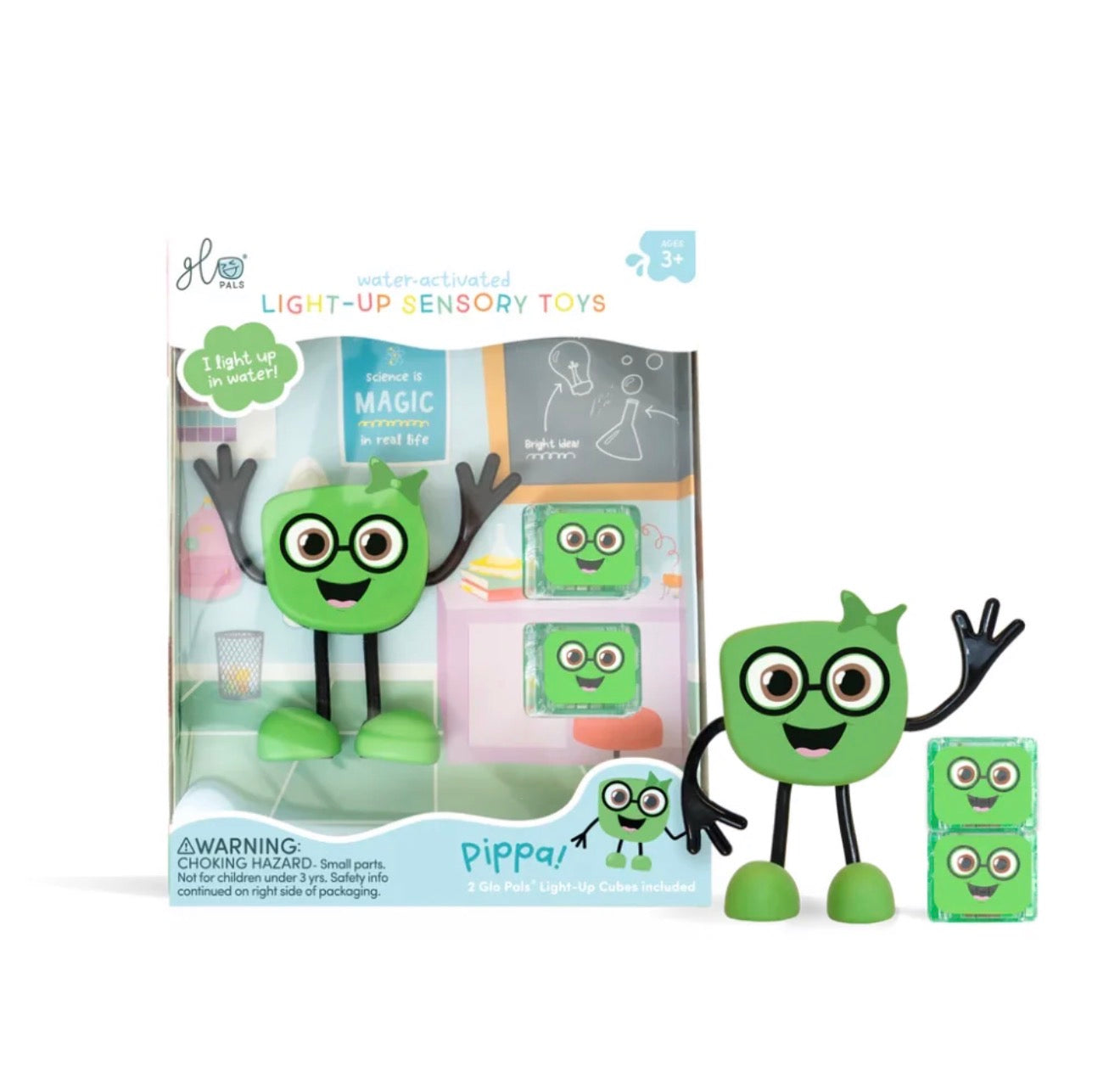 Glo Pals - Water Activated Light-Up Sensory Toys - Pippa