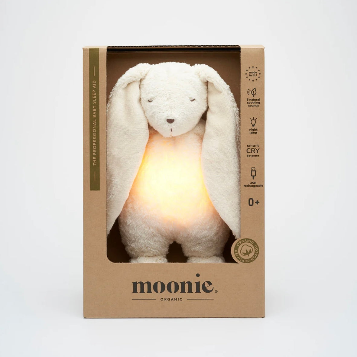 MOONIE Organic Humming Bunny - Polar