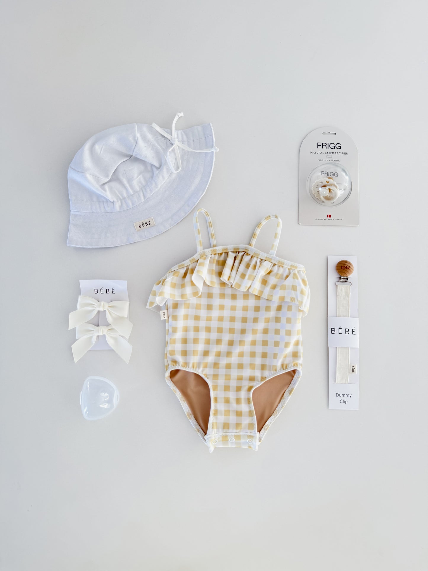 Butter Gingham Swimsuit