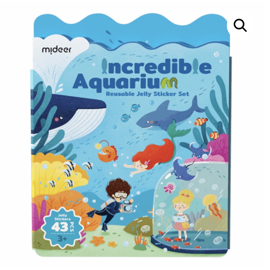 Mideer Reusable Sticker Set - Incredible Aquarium