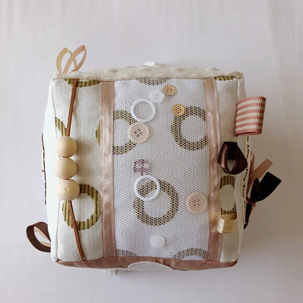 Beige Busy Cube