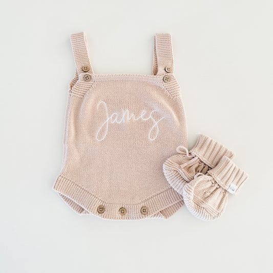 Biscuit Name Romper