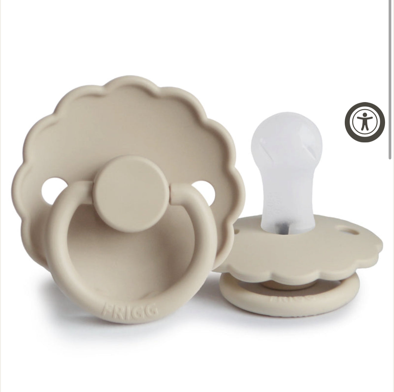 FRIGG Scallop Pacifiers (Silicone)