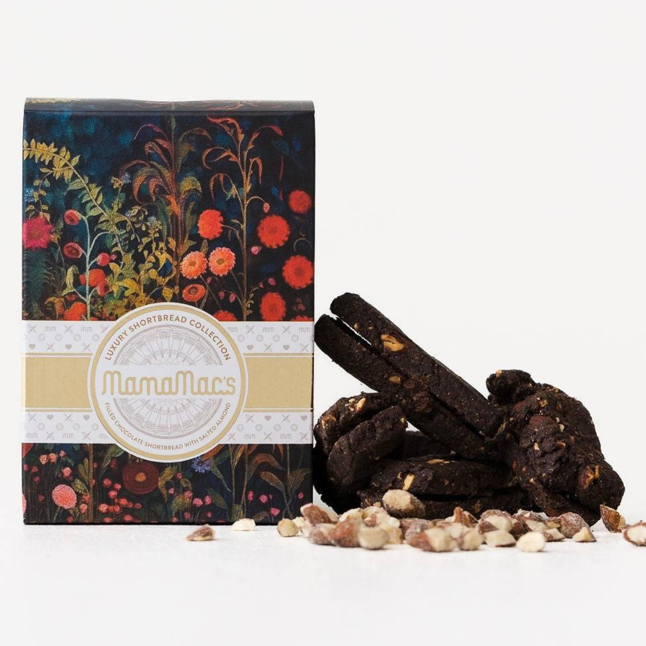 MamaMac’s Luxury Shortbread Collection Filled Chocolate with Salted Almonds Shortbread