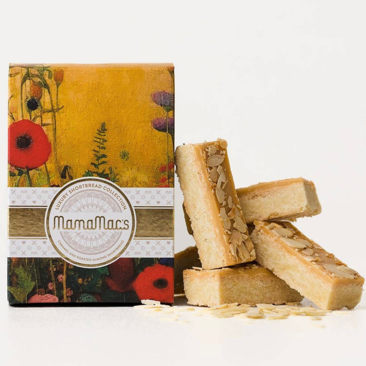 MamaMac’s Luxury Shortbread Collection Caramel and Roasted Almonds Shortbread
