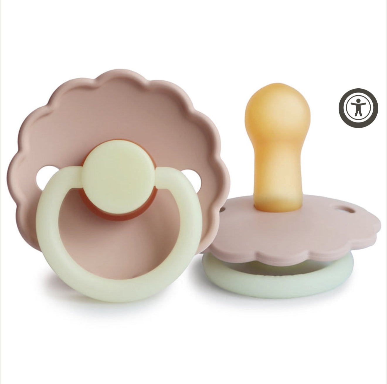 FRIGG Scallop Pacifiers (Silicone)