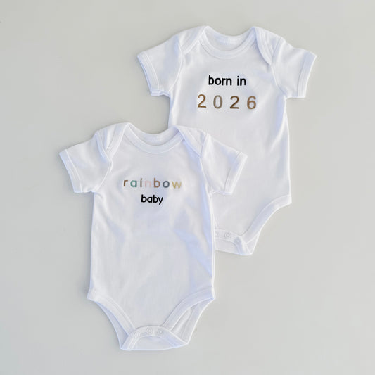 Rainbow Baby Babygrow