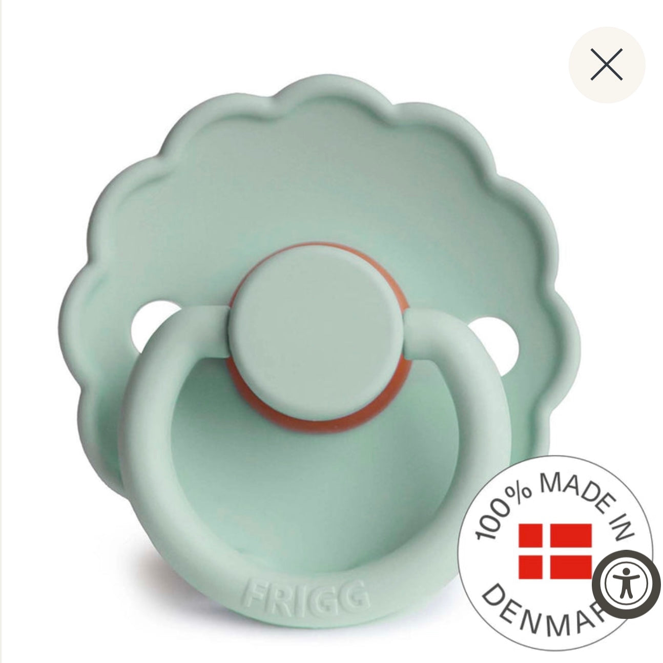 FRIGG Scallop Pacifiers (Latex)