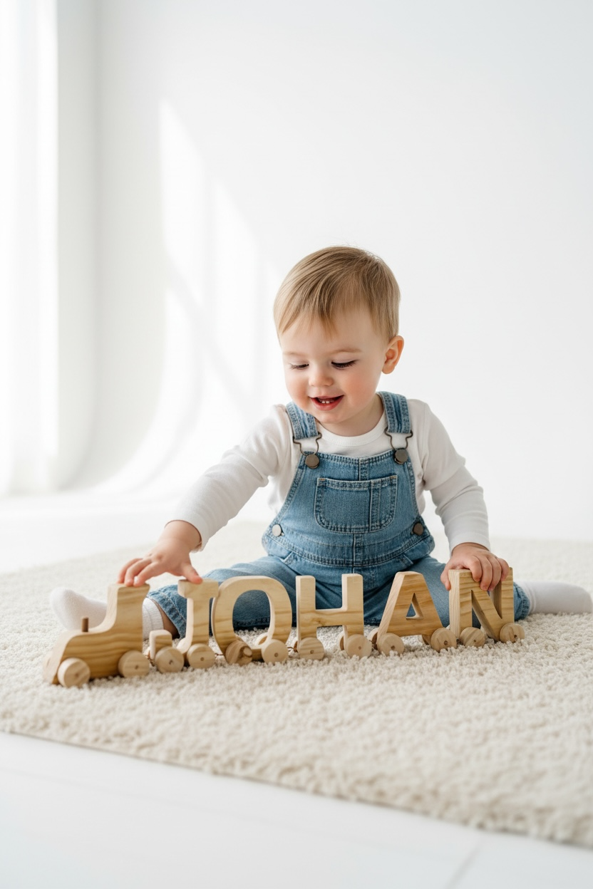 Grandpa's Toys: Keepsake Name Train