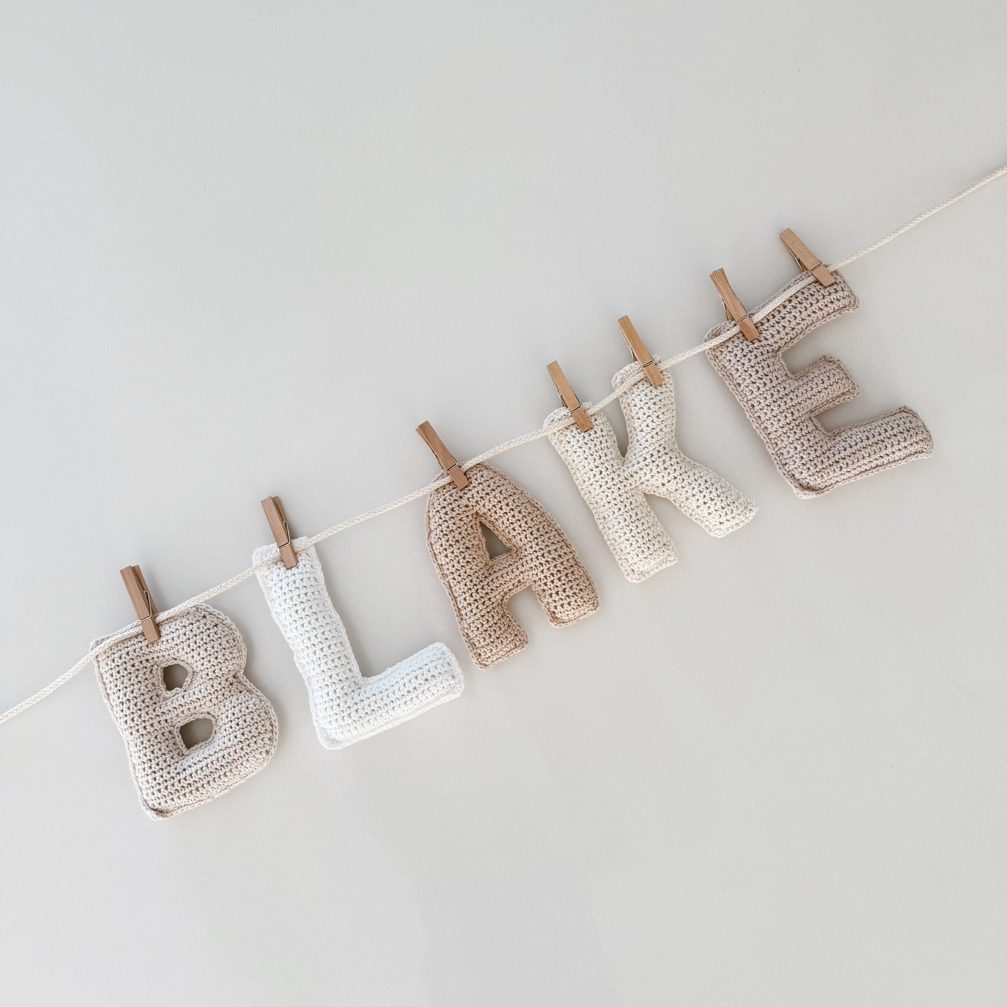 Crochet Name Banner