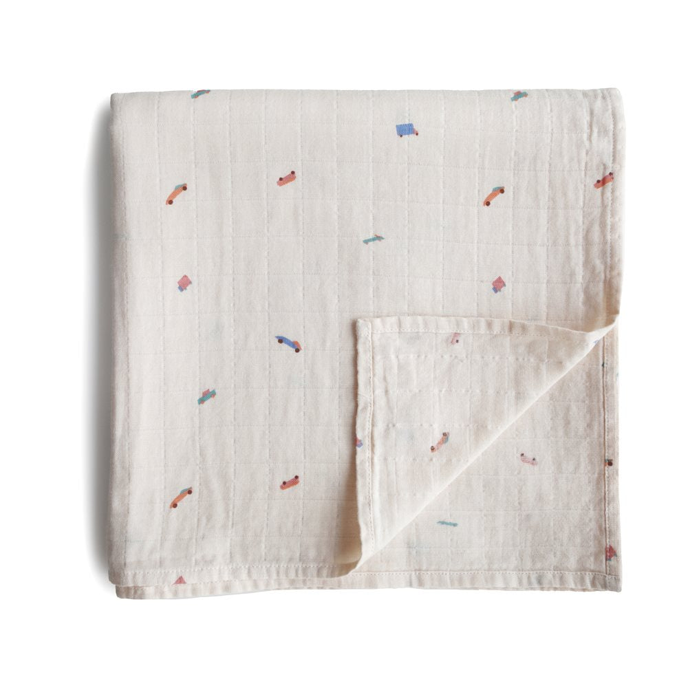 Mushie Organic Cotton Muslin Blanket