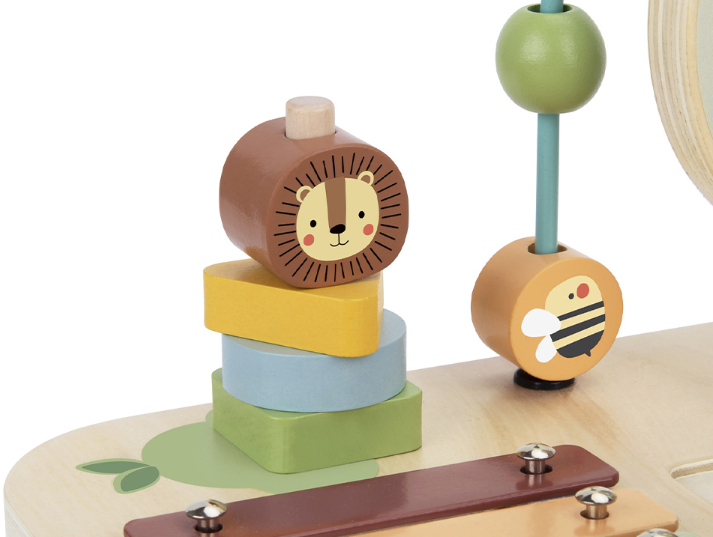 TookyToy - Wooden Forest Multi-Activity Table