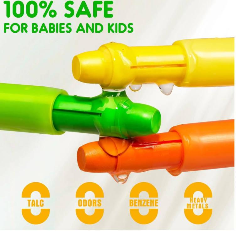 Jar Meló Washable Silky Crayons in Carry Bag (24)