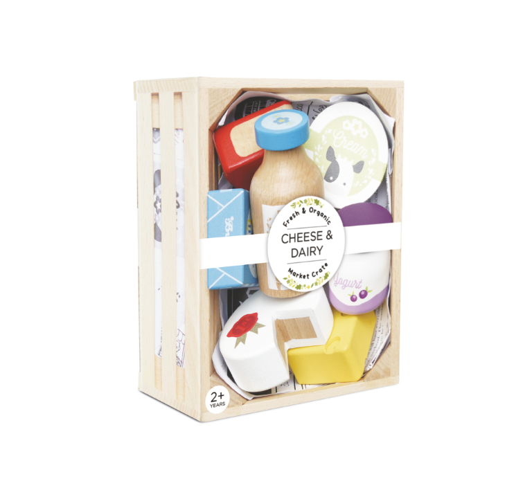 Le Toy Van - Wooden Cheese & Dairy Food Crate