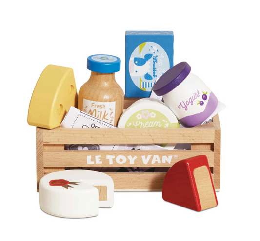 Le Toy Van - Wooden Cheese & Dairy Food Crate