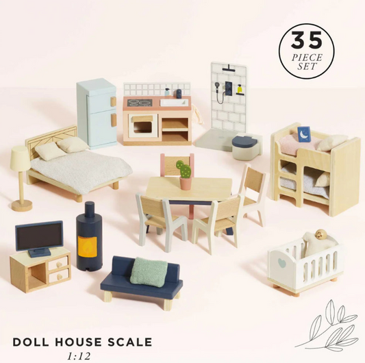 Le Toy Van - Complete Dolls House Furniture Set