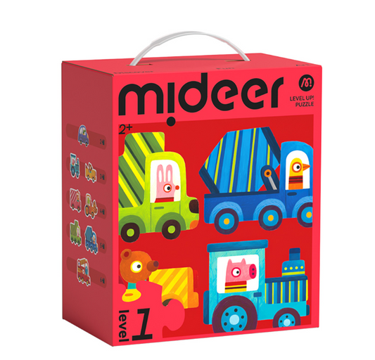 Mideer Jigsaw Puzzle for Kids 8-in-1 Animal Transportation