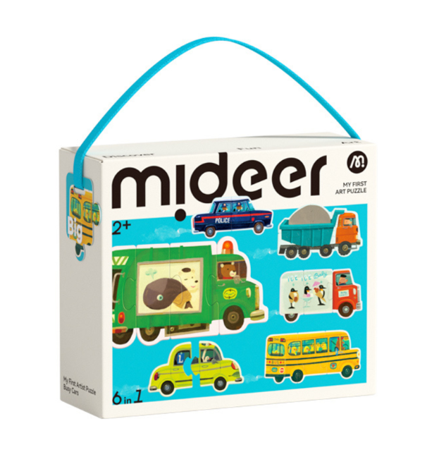 Mideer My First Artist Puzzle - Busy Cars