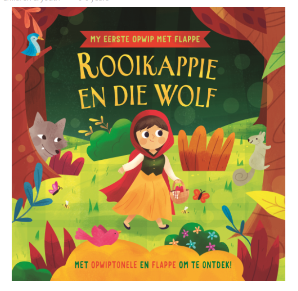 My eerste opwip met flappe: Rooikappie