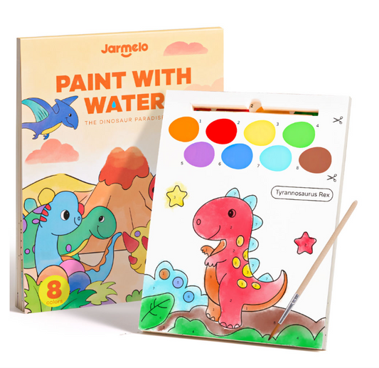Jar Meló - Watercolour Painting Book - Dinosaur Paradise
