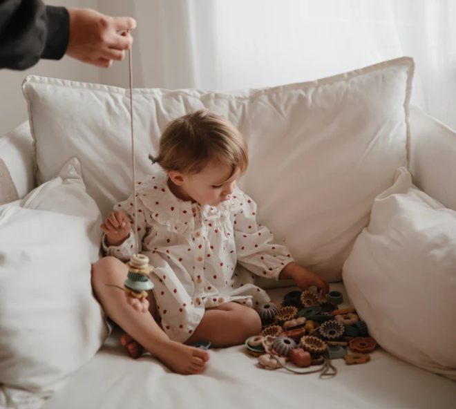 Mushie Lacing Toy Set