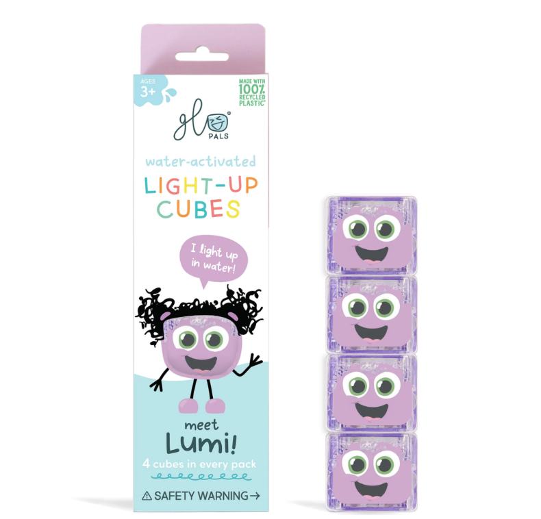 Glo Pals - Water Activated Light-Up Sensory Toys - Lumi (4 Pack)