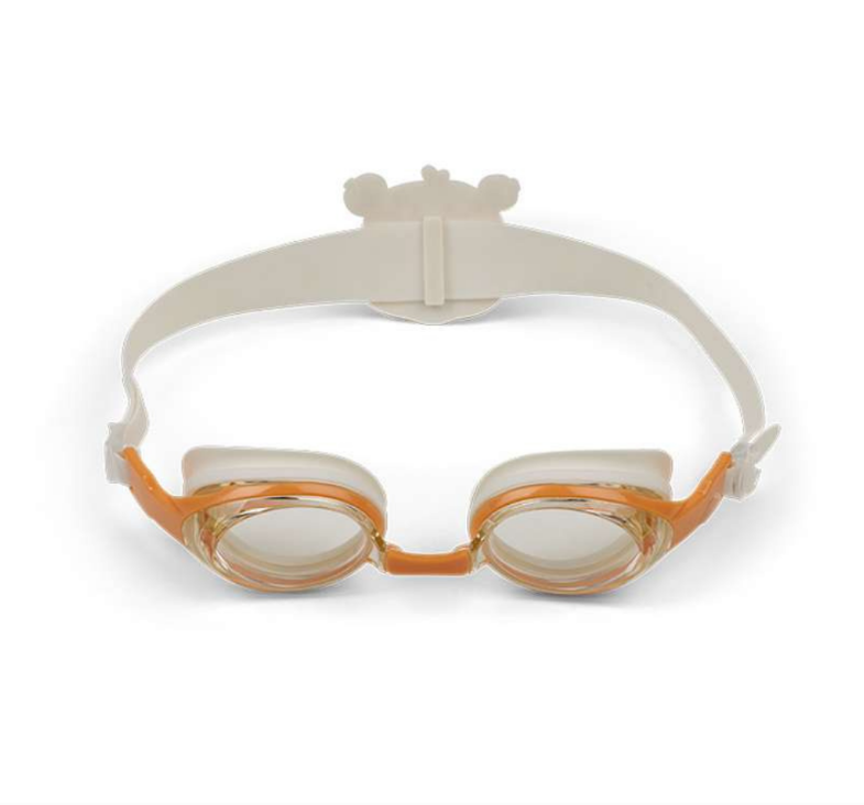 Swim Essentials: Goggles - Beige Leopard