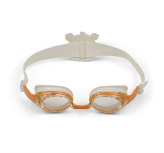 Swim Essentials: Goggles - Beige Leopard