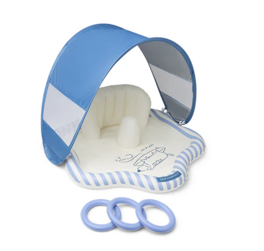 Swim Essentials: Baby Splash Mat with Sunshade - Surfer