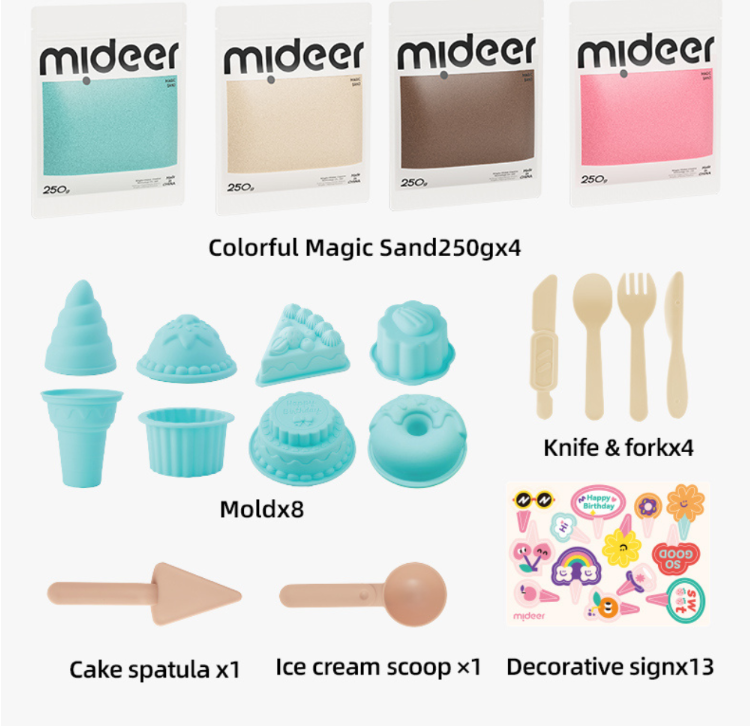 Mideer - Sweet Treat Magic Sand Play Set