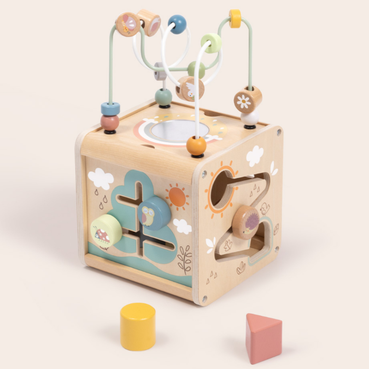 TookyToy - Play Cube Activity Toy: Nature