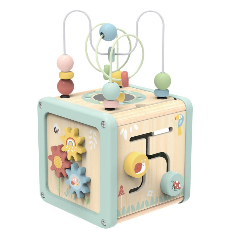 TookyToy - Play Cube Activity Toy: Pastel