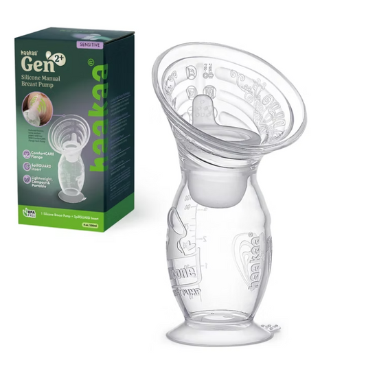 Haakaa Gen. 2+ Silicone Manual Breast Pump + SpillGUARD Insert 100ml