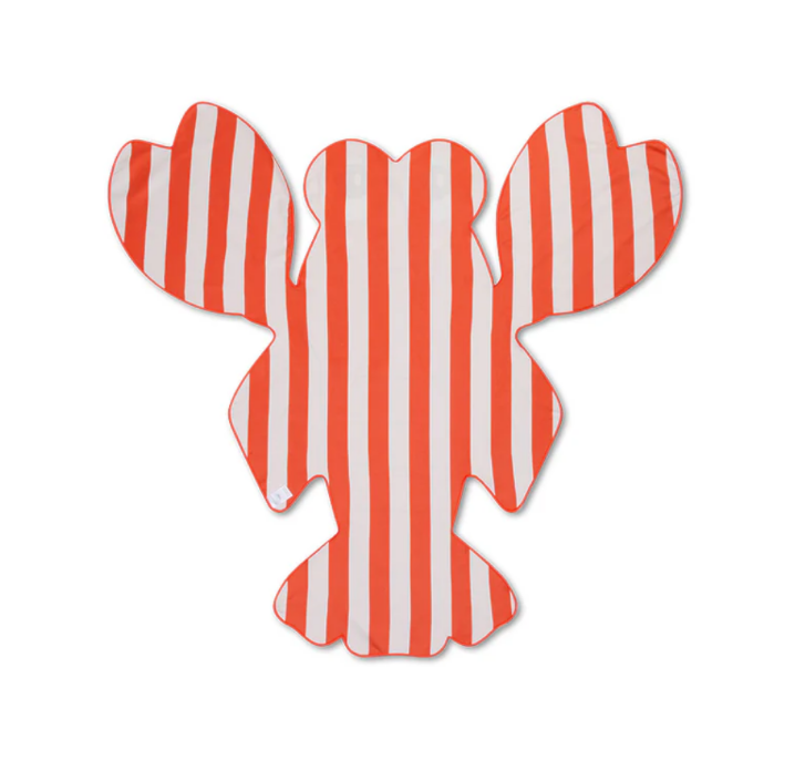 Swim Essentials: Shaped Beach Towel - Lobster