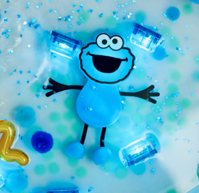 Glo Pals - Water Activated Light-Up Sensory Toys - Cookie Monster PRE-ORDER