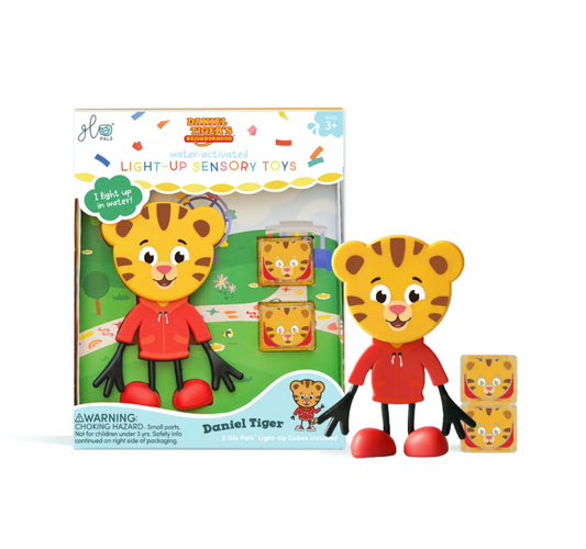 Glo Pals - Water Activated Light-Up Sensory Toys - Daniel Tiger
