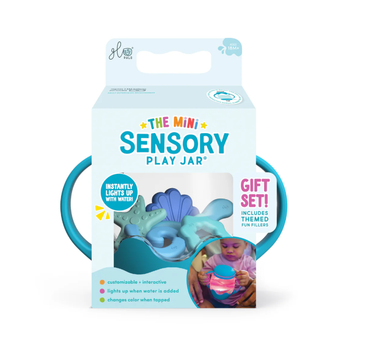 Glo Pals - Mini Sensory Play Jar Gift Set: Blue Lagoon PRE-ORDER