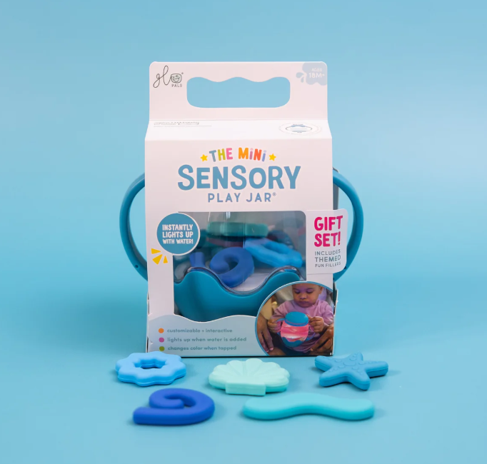 Glo Pals - Mini Sensory Play Jar Gift Set: Blue Lagoon PRE-ORDER