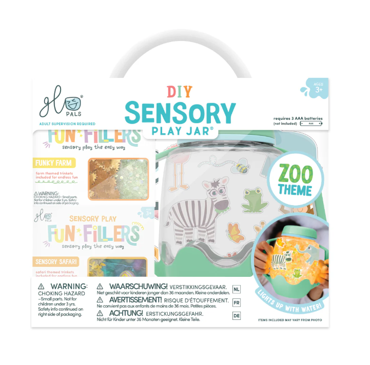 Glo Pals - DIY Sensory Jar Gift Set - Zoo PRE-ORDER