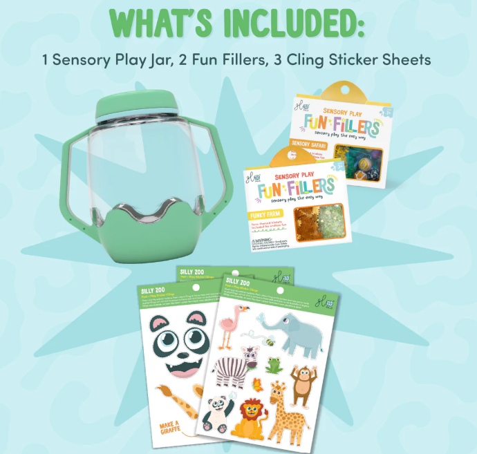 Glo Pals - DIY Sensory Jar Gift Set - Zoo PRE-ORDER