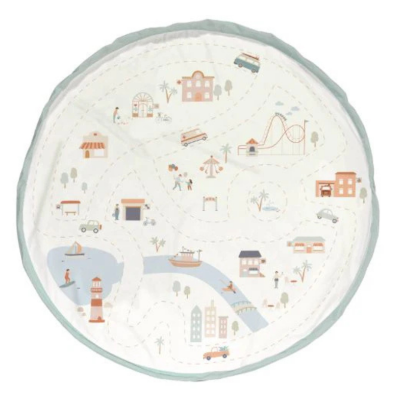 Play&Go 3-in-1 Playmat & Toy Bag - Citymap