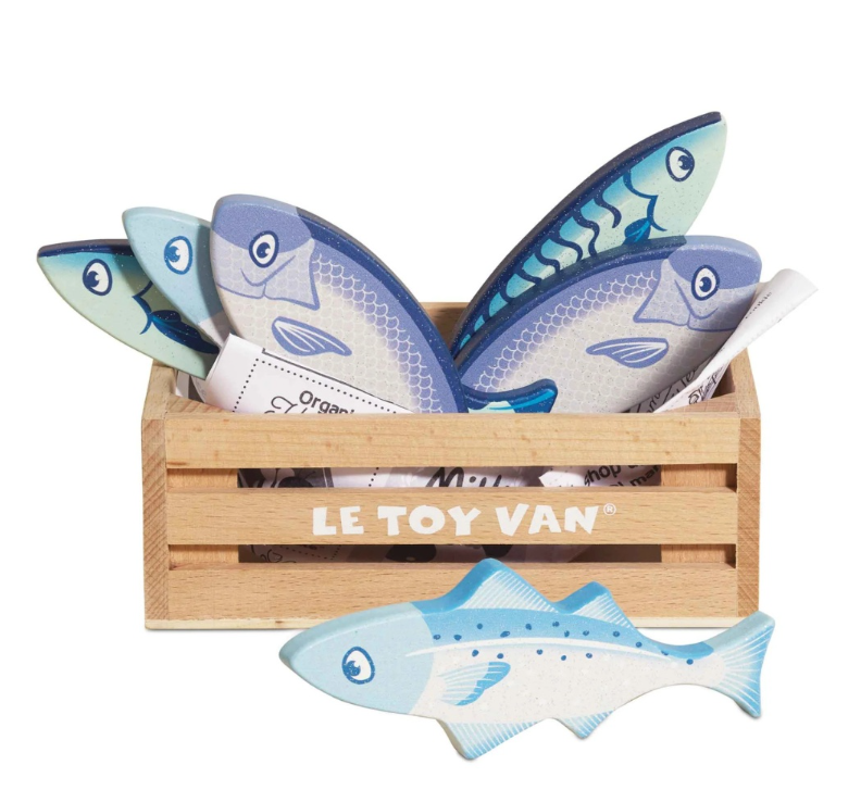 Le Toy Van - Wooden Fish Food Crate